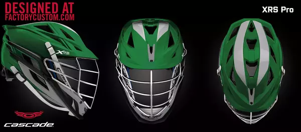 Skyline Lacrosse Cascade XRS Pro Helmet with Quick Clips